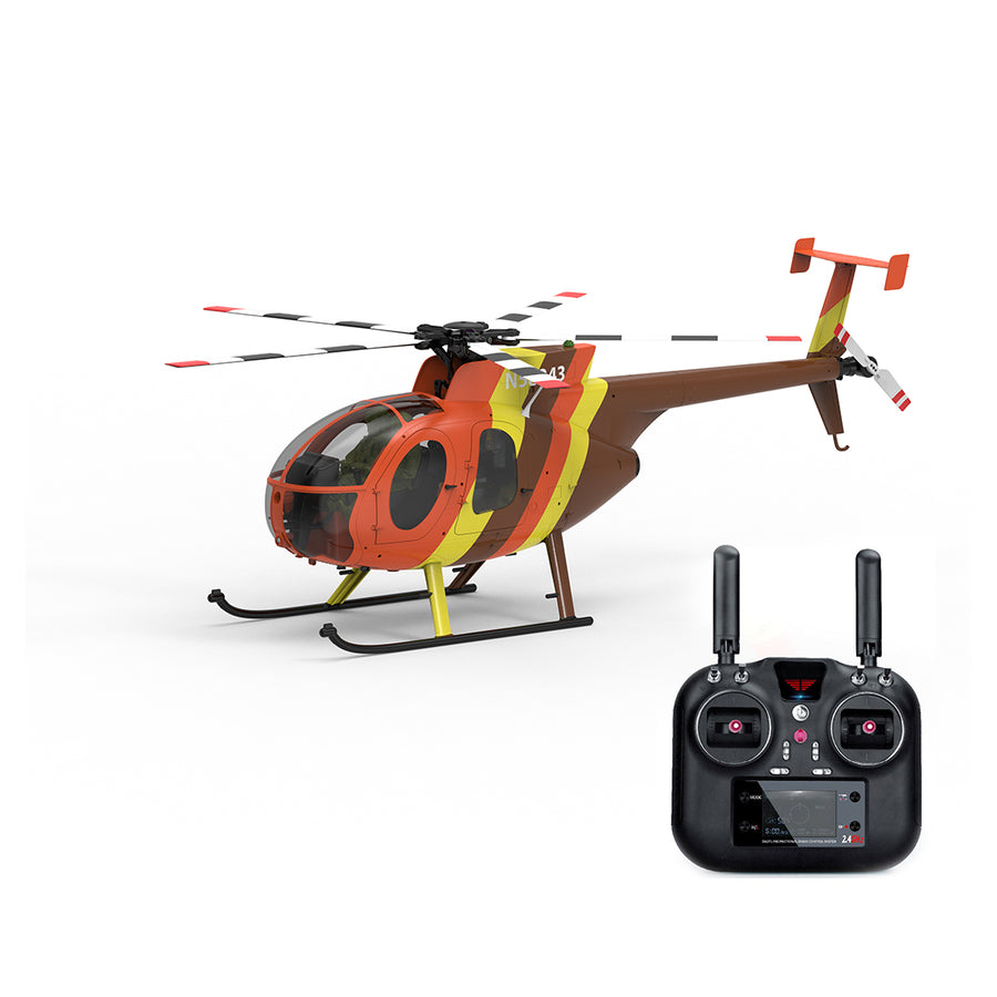 Stirlingkit YU XIANG F118S MD500 MH-6 Round-Nose Little Bird Scale RC Helicopter FPV Set 250 Class