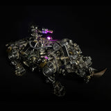 Stirlingkit Mechanical 3D DIY Metal Rhino Puzzle Assembly Model 700+PCS, view 2
