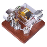 Stirlingkit Mechanical Music Box Powered Stirling Engine Model Toy, view 2