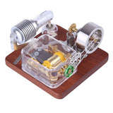 Stirlingkit Mechanical Music Box Powered Stirling Engine Model Toy, view 4