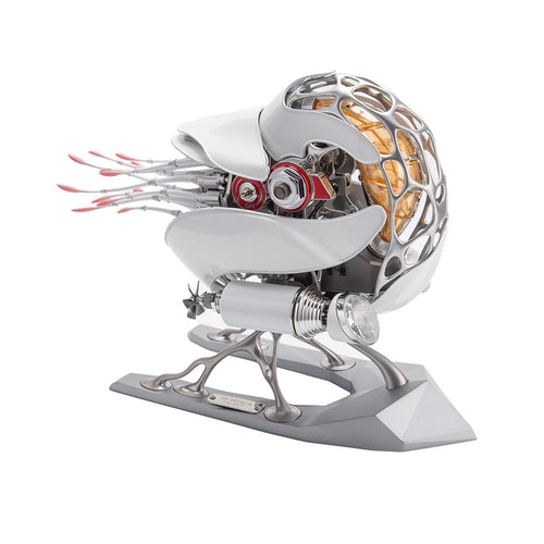 Stirlingkit Mechanical Nautilus 3D Metal Model Building Kits with LED Light for Home Decor