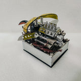 Stirlingkit Mechanical Rhino Beetle Metal V8 Engine Model That Runs, view 3