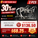 Stirlingkit Mechanical Running Horse Metal Model Kits 165PCS Car Dashboard Ornament, view 3