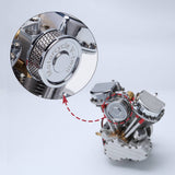 Stirlingkit Metal Air Filter for CISON FG-9VT V2 Engine Model, view 2