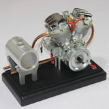 Stirlingkit Metal Base for CISON FG-VT9 FG-VT15 9cc V-twin V2 Engine, view 6