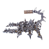 Stirlingkit Metal DIY Assembly Model Kit 3D Stainless Steel War Scorpion Mechanical Model, view 4