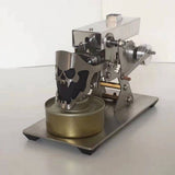 Stirlingkit Metal Flame Flicker Vacuum Stirling Engine Model with Skeleton Windshield Science Experiment Gift, view 5