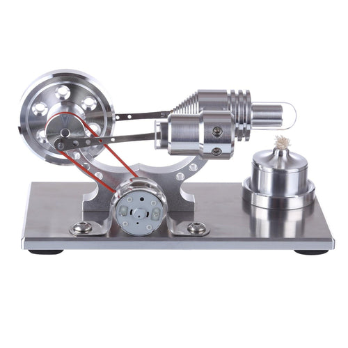 Stirlingkit Metal LED Stirling Engine Model Generator Experiment Kit