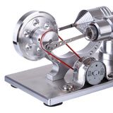 Stirlingkit Metal LED Stirling Engine Model Generator Experiment Kit, view 6