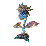 Stirlingkit Metal Piranha Plant Flower Building Kit Toys 400PCS+ LED Lighting, view 2