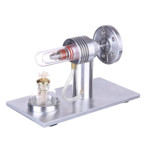 Stirlingkit Metal Single Cylinder Stirling Engine Model External Combustion Engine