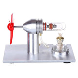 Stirlingkit Metal Single Cylinder Stirling Engine Model External Combustion Engine, view 4