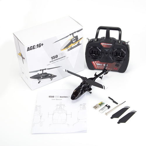 Stirlingkit Micro R/C F150BL V3 Airwolf Helicopter with LED Lights Entry-level 5CH RTF RC Helicopter
