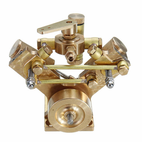 Stirlingkit Micro Scale M2B Twin Cylinder Marine Steam Engine Model Stirling Engine Gift Collection