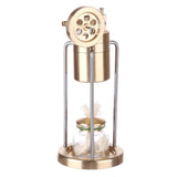 Stirlingkit Microcosm Mini Live Steam Engine Brass Stirling Engine Model Science Education, view 5