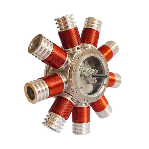 Stirlingkit Mini 9 Cylinder Electromagnetic Motor Radial Solenoid Engine Brushless Motor Model Technology