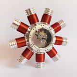 Stirlingkit Mini 9 Cylinder Electromagnetic Motor Radial Solenoid Engine Brushless Motor Model Technology, view 5