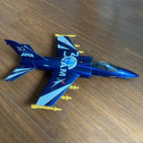 Stirlingkit Mini AMX EDF Fighter Jet Hand Throwing EPO RC Aircraft Plane 500mm Wingspan RTF - Blue, view 2