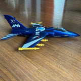 Stirlingkit Mini AMX EDF Fighter Jet Hand Throwing EPO RC Aircraft Plane 500mm Wingspan RTF - Blue, view 4