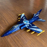 Stirlingkit Mini AMX EPO RC EDF Jet Fighter 500mm Wingspan Hand Throwing Aircraft Plane PNP - Blue, view 2