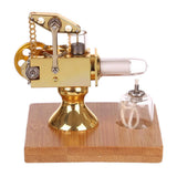 Stirlingkit Mini Balance Type Stirling Engine Model with Quartz Hot Cylinder, view 3