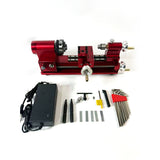 Stirlingkit Mini DIY Alloy Lathe for Desktop – Multi-Purpose, Includes Tools for Model Engine Tool, view 2
