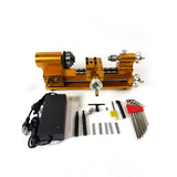 Stirlingkit Mini DIY Alloy Lathe for Desktop – Multi-Purpose, Includes Tools for Model Engine Tool, view 3