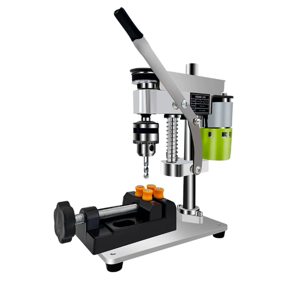 Stirlingkit Mini Drill Press Benchtop Drill Press with B10 Chuck for Engine Model Making