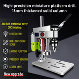 Stirlingkit Mini Drill Press Benchtop Drill Press with B10 Chuck for Engine Model Making, view 2