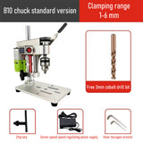 Stirlingkit Mini Drill Press Benchtop Drill Press with B10 Chuck for Engine Model Making, view 4