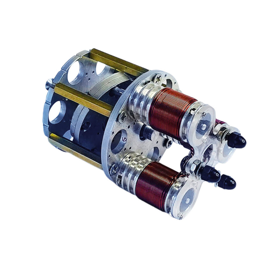 Stirlingkit Mini Duke Engines – 3 Cylinder 4 Stroke Brushless Axial Piston Engine Electromagnetic Motor