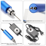 Stirlingkit Mini Electric Drill Grinder Engraving Pen Tool Set for Engine Model, view 3