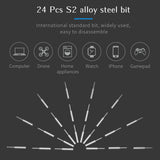 Stirlingkit Mini Electric Precision Screwdriver Set Compact Repair Tool Set for Engine Model 28-in-1, view 5