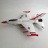 Stirlingkit Mini F-16 PNP RC EPO Bypass Fighter Aircraft Hand Throwing - White, view 4