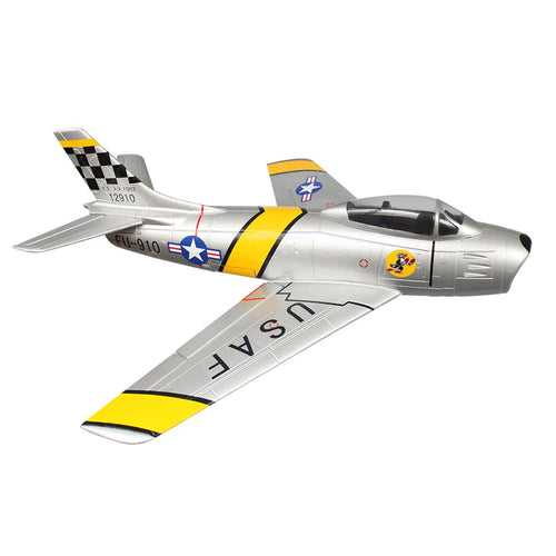 Stirlingkit Mini F86 PNP RC Airplane Bypass Fighter 50mm Hand Throwing EPO - Silver
