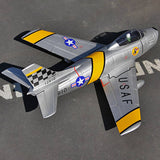 Stirlingkit Mini F86 PNP RC Airplane Bypass Fighter 50mm Hand Throwing EPO - Silver, view 3