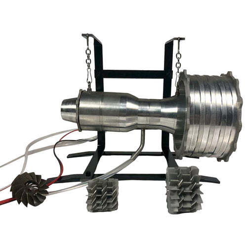 Stirlingkit Mini Gas Turbine Turbojet Engine Model Desktop Aircraft Turbine Display