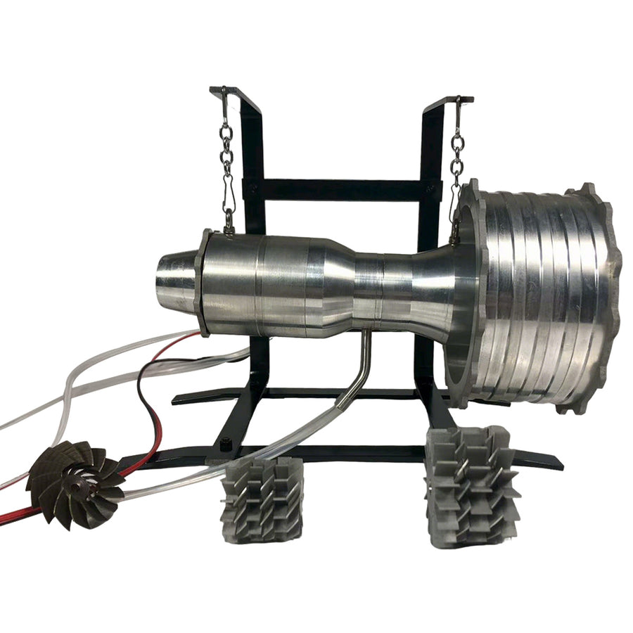 Stirlingkit Mini Gas Turbine Turbojet Engine Model Desktop Aircraft Turbine Display