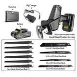 Stirlingkit Mini Handheld Electric Chainsaw with 7500mA Battery for Landscaping and Lawn Care, view 3