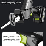 Stirlingkit Mini Handheld Electric Chainsaw with 7500mA Battery for Landscaping and Lawn Care, view 5