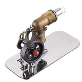 Stirlingkit Mini Hot Air Stirling Engine Motor Model Educational Toy Kits Electricity, view 3