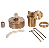Stirlingkit Mini Hot Live Steam Engine Model Education Toy Kits DIY Creative Gift Set, view 2