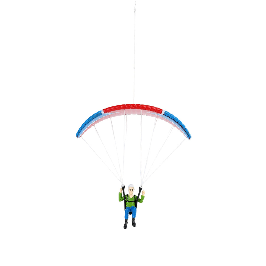 Stirlingkit Mini Parachute Ornament Paragliding Pilot Model Toy Gift