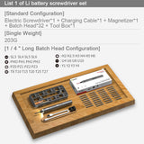 Stirlingkit Mini Precision Electric Screwdriver Head Maintenance Tools Set 23-in-1, view 3