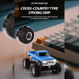 Stirlingkit Mini RC Monster Truck F150 2.4G 4WD Full Proportional Desktop Off-Road Bigfoot 4X4 RC Car Crawler Model RTR 1/36, view 6