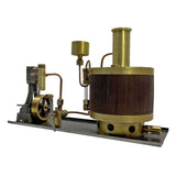 Stirlingkit Mini Single-cylinder Stirling Steam Engine with Boiler for 50-100cm Ship, view 2