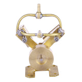 Stirlingkit Mini Steam Engine Model V-shape Pure Copper Double Cylinder Engine Kit Creative Gift, view 4