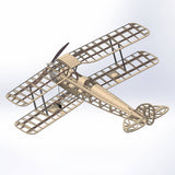 Stirlingkit Mini Tiger Moth Balsa Wood Trainer Plane RC Airplane 980mm Wingspan KIT, view 4