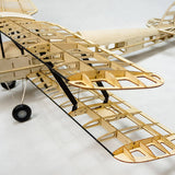 Stirlingkit Mini Tiger Moth Balsa Wood Trainer Plane RC Airplane 980mm Wingspan KIT, view 5