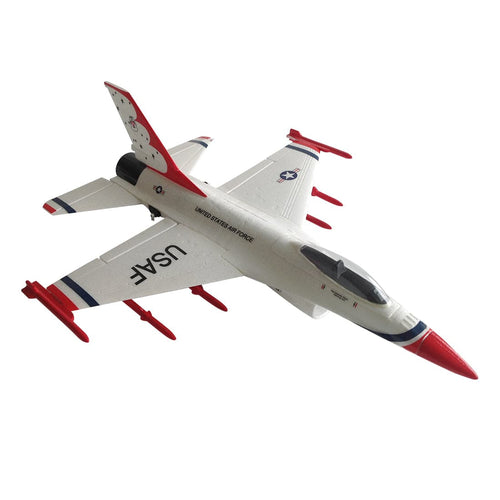 Stirlingkit Mini White F16 RTF Fighter Hand Throwing EPO Bypass Aircraft
